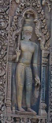 This faceless deity stands mute testament to the ravages of  man, nature and time.
